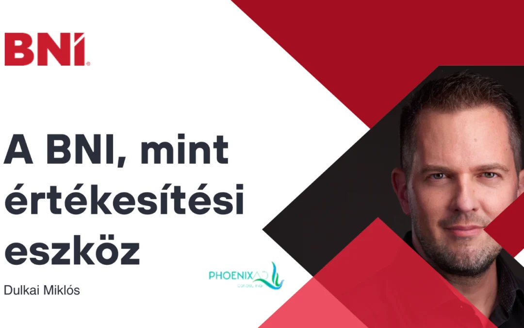 3. A BNI, mint értékesítési eszköz