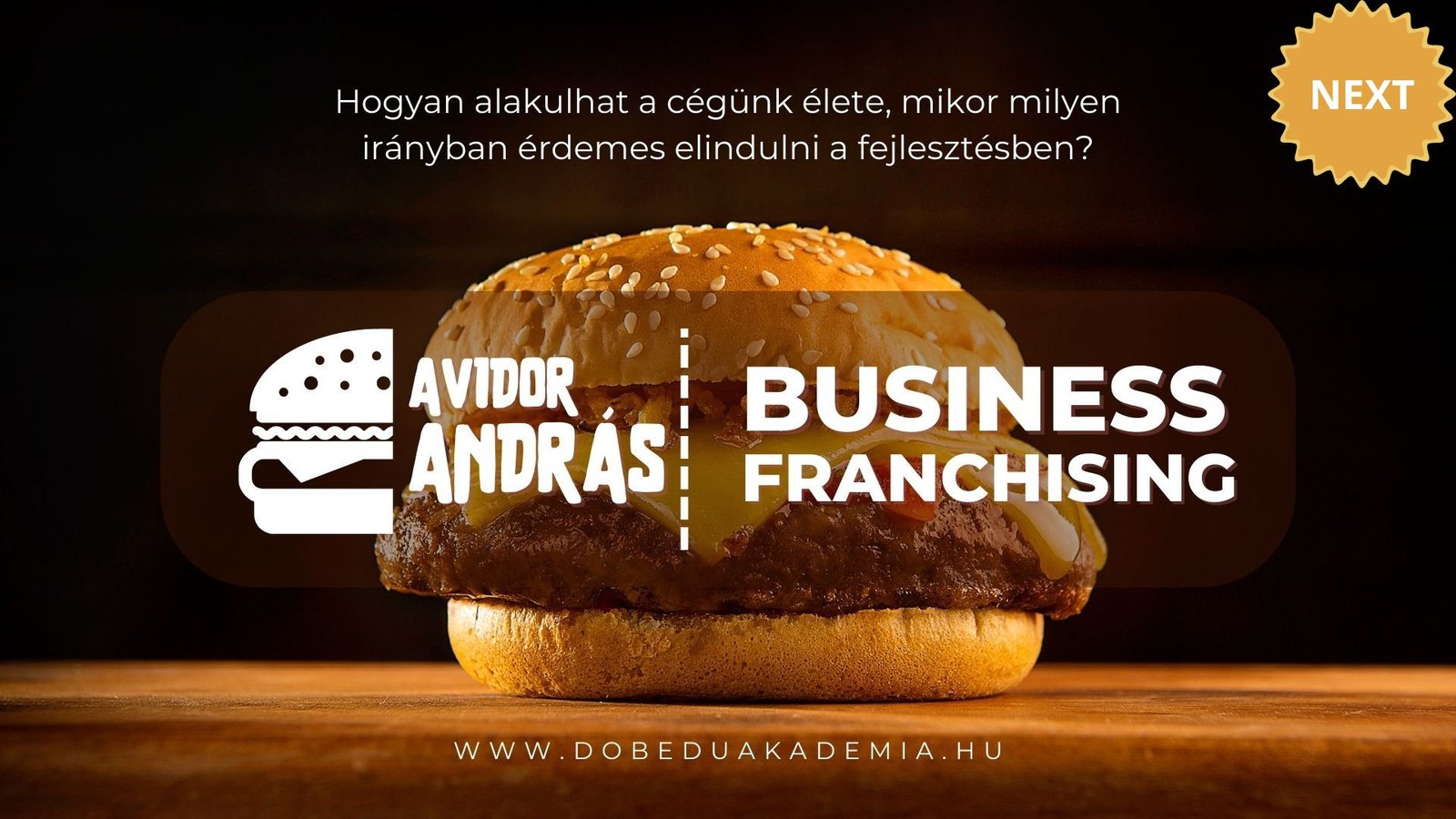 Avidor András – Franchise üzleti vállalkozás!